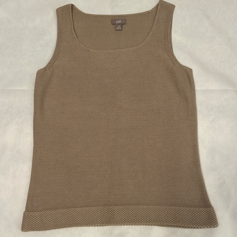 J Jill cotton knit tank top. Size XS